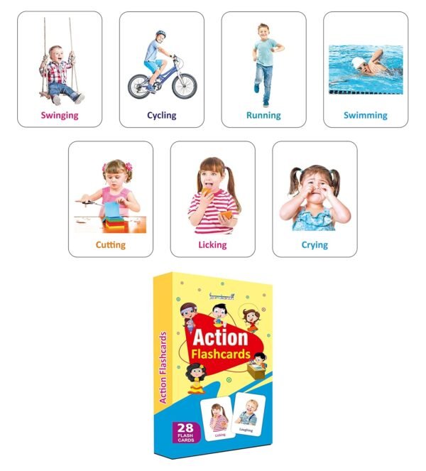 Premium Flash Cards for Kids Early Learning (Combo Set of 14) | Easy & Fun Way of Learning 1 Year to 6 Years Babies Smart Toys - Image 3