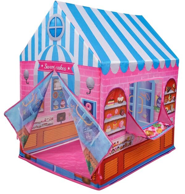 LEZOMZY Playhouses Tent For Kids Outdoor And Indoor Kid Play House Castle Tent Toys For 2-8 Years Old Kids Children Boy Girls Portable Kid Castle Playhouse For Girls & Boys (Candy House),Multicolor - Image 4