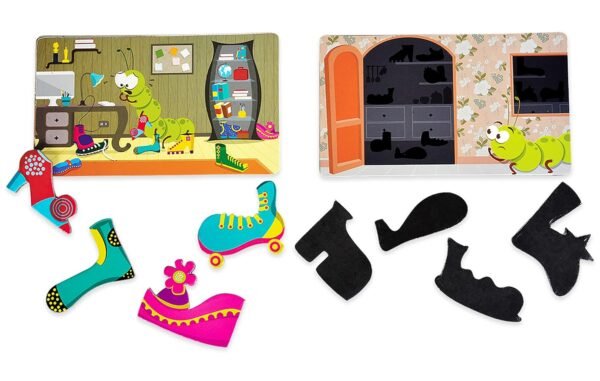 Chalk and Chuckles Caterpillar Clutter, Memory Matching Card Game, Age 3-6 Years Old Boys and Girls, Educational Gifts for Kids - Image 6