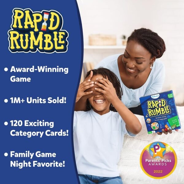 Skillmatics Rapid Rumble - Fast-Paced Board Game for Kids, Teens & Adults, Fun for Family Game Night & Educational Toy, Quick-Thinking Card Game, Gift for Ages 6, 7, 8, 9 & Up - Image 3