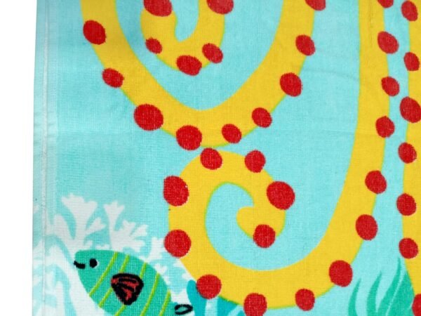 Meroo Cotton Beach Towel 350 GSM (Blue) - Image 5