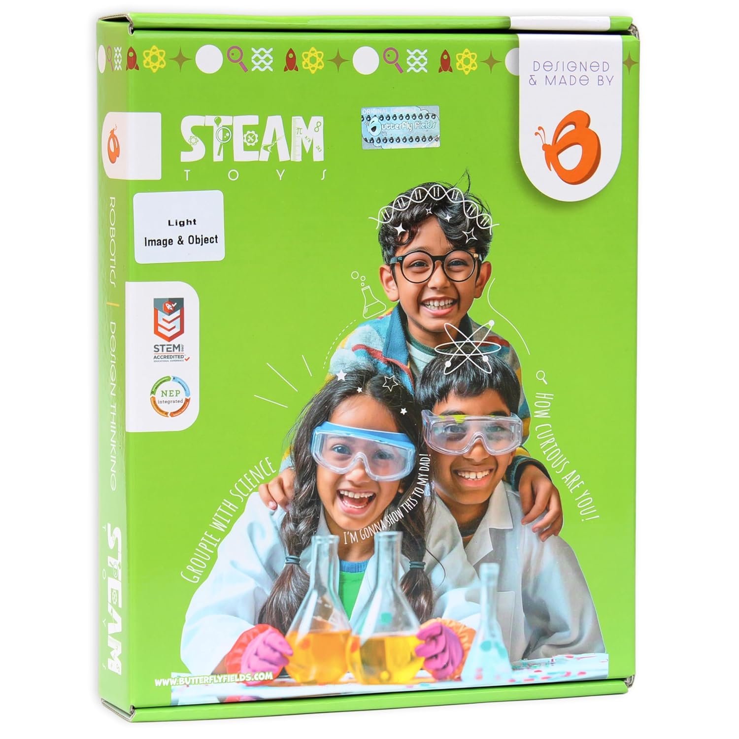 Butterfly EduFields Optics STEM Glass Toys for 8-10-12-14 Years Old Boys Girls | Science Kit for Kids | Birthday Gifts Ideas for Kids | STEM Learning Toys for 6,7,8,9,10,11,12,13,14 Year Olds - Image 3