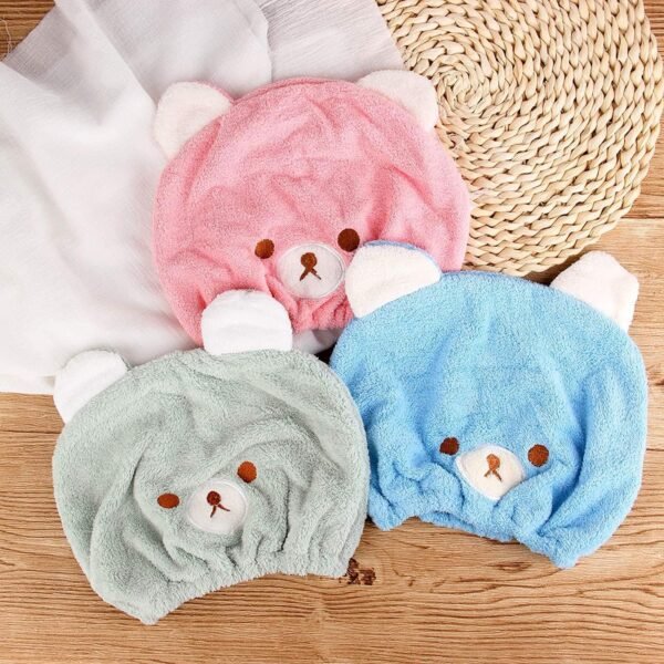 Hair Drying Towel Wrap with Cat Ear,Microfiber Hair Towel Quick Drying Hair for Women and Kid Girls,Super Absorbent Quick Dry Bath Shower Dry Head Turban