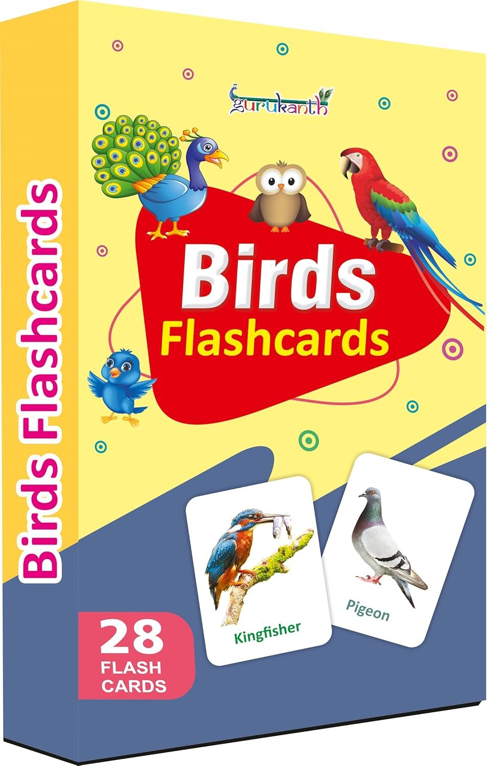 Premium Birds Flash Cards for Kids Early Learning | Easy & Fun Way of Learning 1 Year to 6 Years Babies Smart Toys