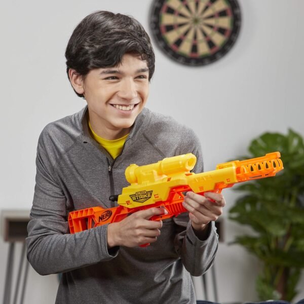 Nerf Alpha Strike Battalion Set - Includes 4 Blasters, 4 Half-Targets, and 25 Official Darts - Toys for Kids, Teens & Adults, Outdoor Toys, Toys for Boys and Girls Ages 8 Years Old and Up,Multicolor - Image 2