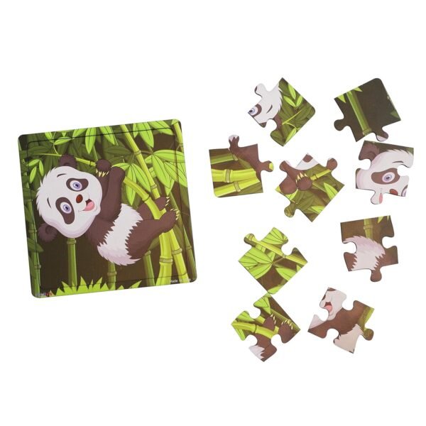 Fiddlys Wooden Paperless Jigsaw Puzzle for Children - Pack of 3-9 Pieces - Image 6
