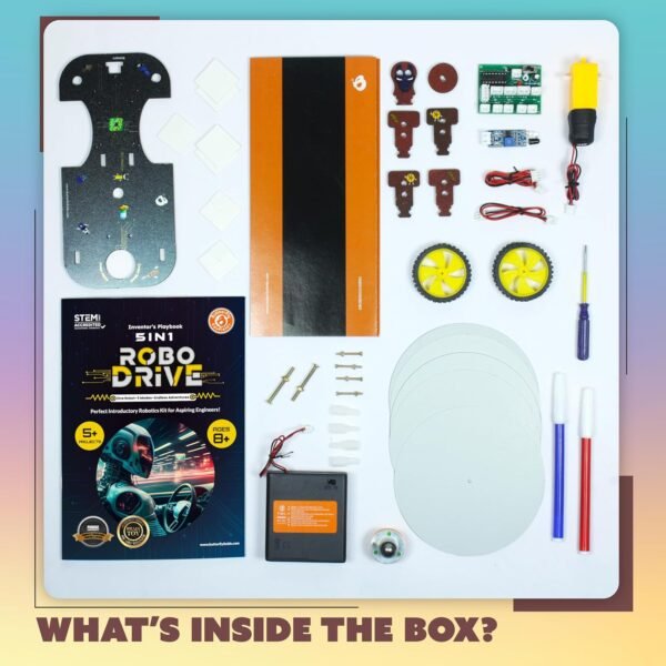 Butterfly Edufields 5in1 STEM Robotics kit | Robot Toys for Kids Ages 8 9 10 11 12 Years Old Boys Girls | Electronics Sensor Modules | No Coding Required | Birthday Gift for Kids Ages 8+ - Image 6