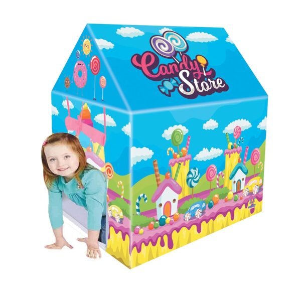 Webby theme Candy Kid\'s Play Tent House, Toy Home for Girls and Boys for 2+ Year Old- Multicolor
