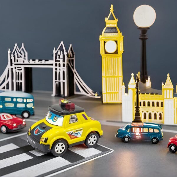Friction Powered London Taxi Toy Car for Toddlers/Kids/Children | Kids Toys for 2-5 Years | Car Toys for Boys 3-5 | Toy Vehicle | Baby Toy Car - Image 4