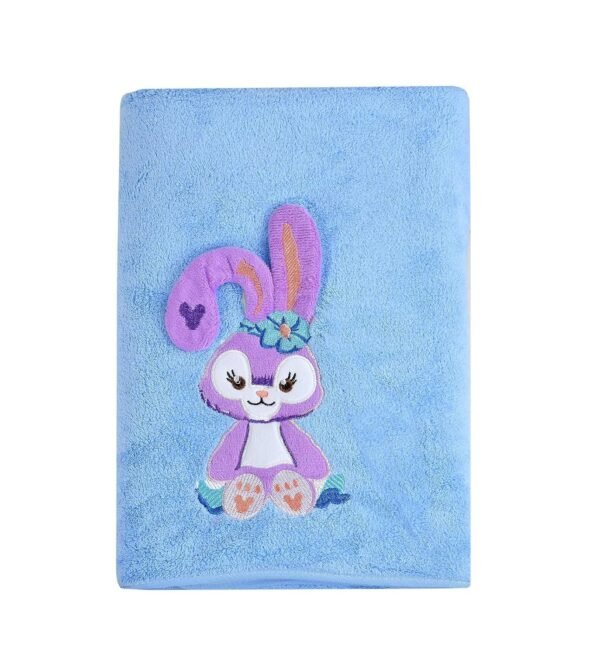 Microfiber Kids Bath Towels Quick Dry Super Absorbent Super Soft Bath Towel for Babies Toddler-Baby Towel for Boys and Girls (Blue, Pack of 1) - Image 5