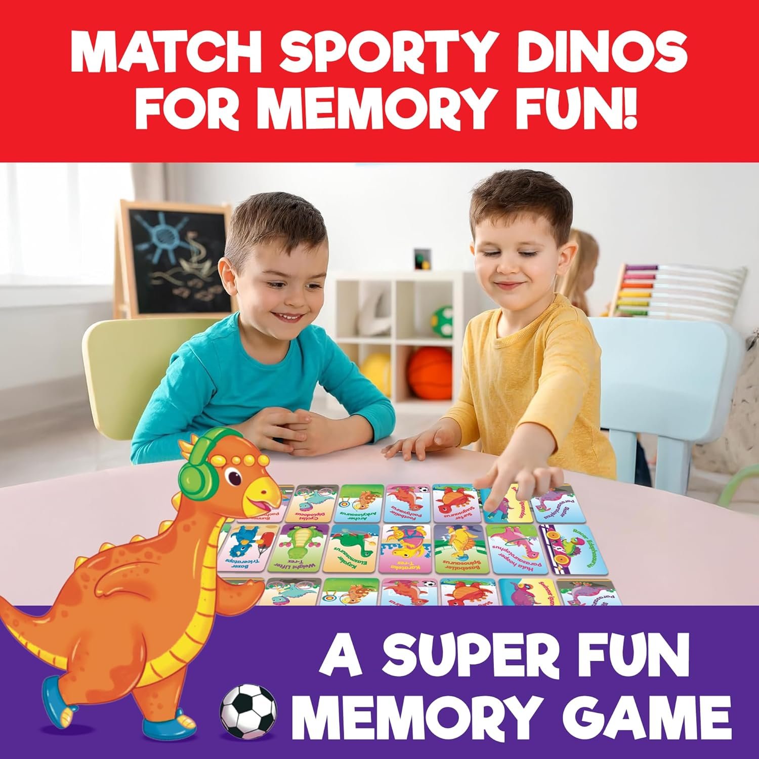 Einstein Box Sporty Dinos Game for Kids 3+ Years Old | Toys & Gifts for Boys & Girls Ages 3,4,5,6 Years | Kids Games | Birthday Gift for Kids Ages 2,3,4,5 Years | Educational Toys | - Image 3