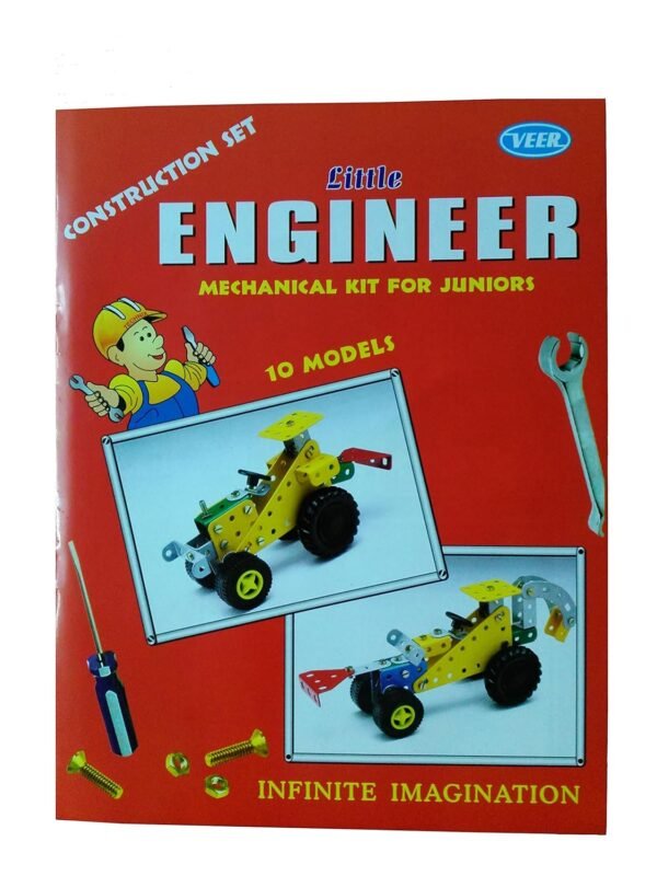 SARTHAM Construction Set, Age 8+ | Mechanical and Engineering Toy Set for Kids | DIY Educational Puzzle Kit for Kids | 105+ Pieces and 10 Models | Multicolor - Image 5