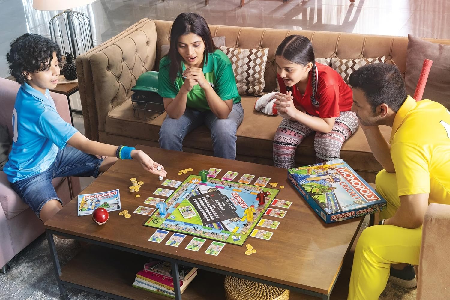 Monopoly Cricket Board Game | Cricket-Themed Monopoly Board Game for Families and Kids | for Ages 8+ | for 2 to 6 Players | Birthday Gift for Kids & Families - Image 2