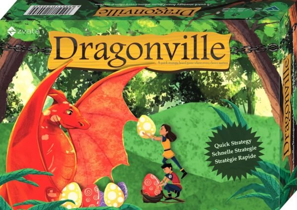Dragonville Board Game | Ages 6+ Years | Kids and Families | Quick Strategy for 2 to 5 Players