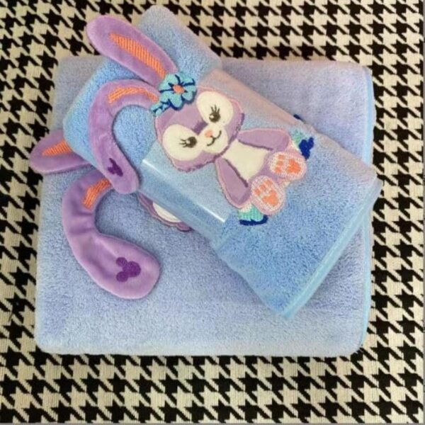 Microfiber Kids Bath Towels Quick Dry Super Absorbent Super Soft Bath Towel for Babies Toddler-Baby Towel for Boys and Girls (Blue/Pink, Pack of 2) - Image 4