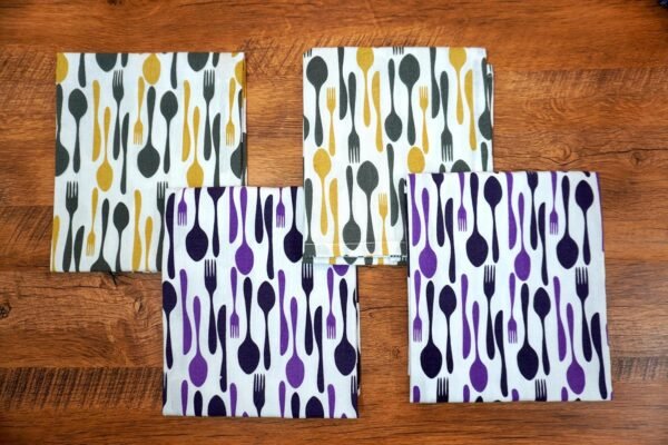 100% Cotton Lunch Towel for School Kids, Office Towel, Hand Towel, Kitchen Towel(18