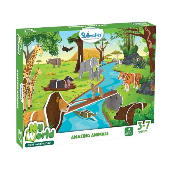 Skillmatics My World - Amazing Animals, STEM Building Playset & Learning Toy for Preschool Kids, Gifts for Ages 3 to 7 - Image 6