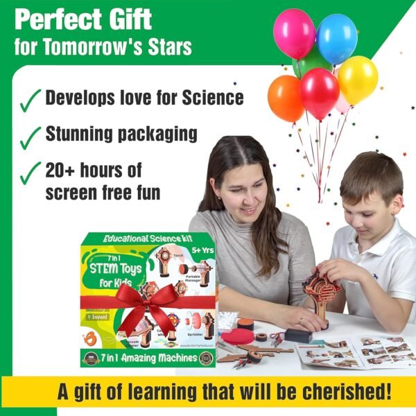 Butterfly EduFields ButterflyEduFields 10in1 Ultimate Electricity Kit | Science Project Kit | Stem Toys for Kids Age 5-8 Years Boys Girls | Best Birthday Gift Idea - Image 6