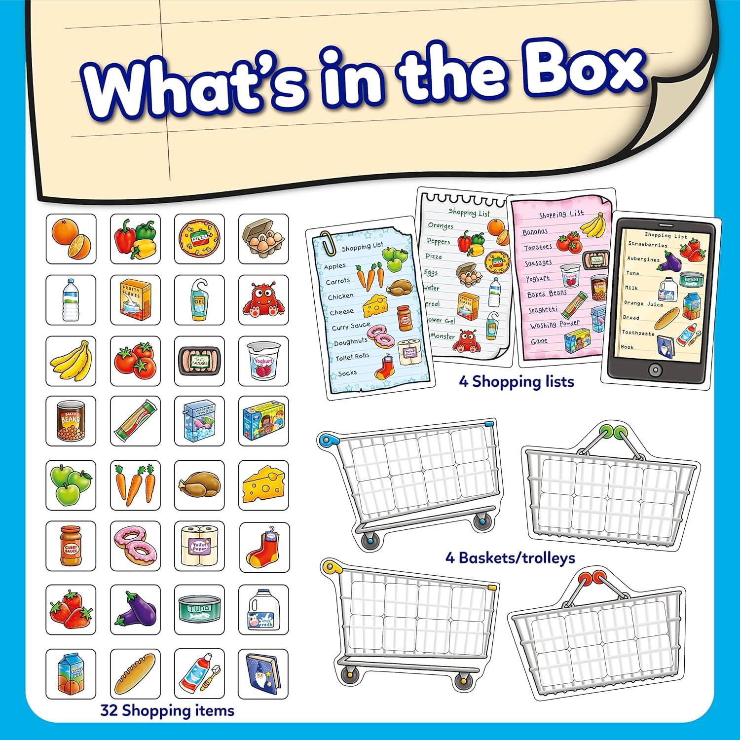 Orchard Toys Shopping List Educational Matching & Memory Board Game Party Gift|Travel & Family Fun Time For Kids 3 To 7 Years|Pack of 1 - Image 3