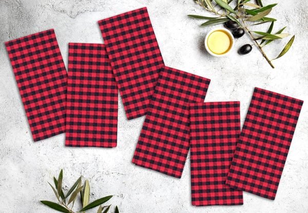 yaweh Kids Lunch Towels, Reusable Cotton Cloth, Set of 6, 18
