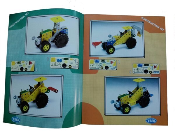 SARTHAM Construction Set, Age 8+ | Mechanical and Engineering Toy Set for Kids | DIY Educational Puzzle Kit for Kids | 105+ Pieces and 10 Models | Multicolor - Image 6