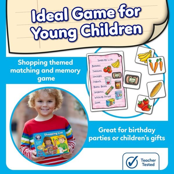 Orchard Toys Shopping List Educational Matching & Memory Board Game Party Gift|Travel & Family Fun Time For Kids 3 To 7 Years|Pack of 1 - Image 5