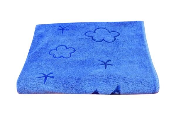 THE LITTLE LOOKERS® Towel for Newborn/Baby/Kids| Super Soft Baby Bath Towel Set for Infants/Bathing Accessories… (Dark Blue, Small(46X84cm)) - Image 5