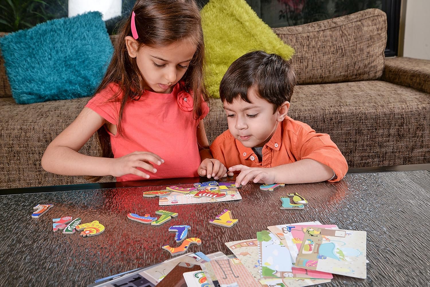 Chalk and Chuckles Caterpillar Clutter, Memory Matching Card Game, Age 3-6 Years Old Boys and Girls, Educational Gifts for Kids - Image 2